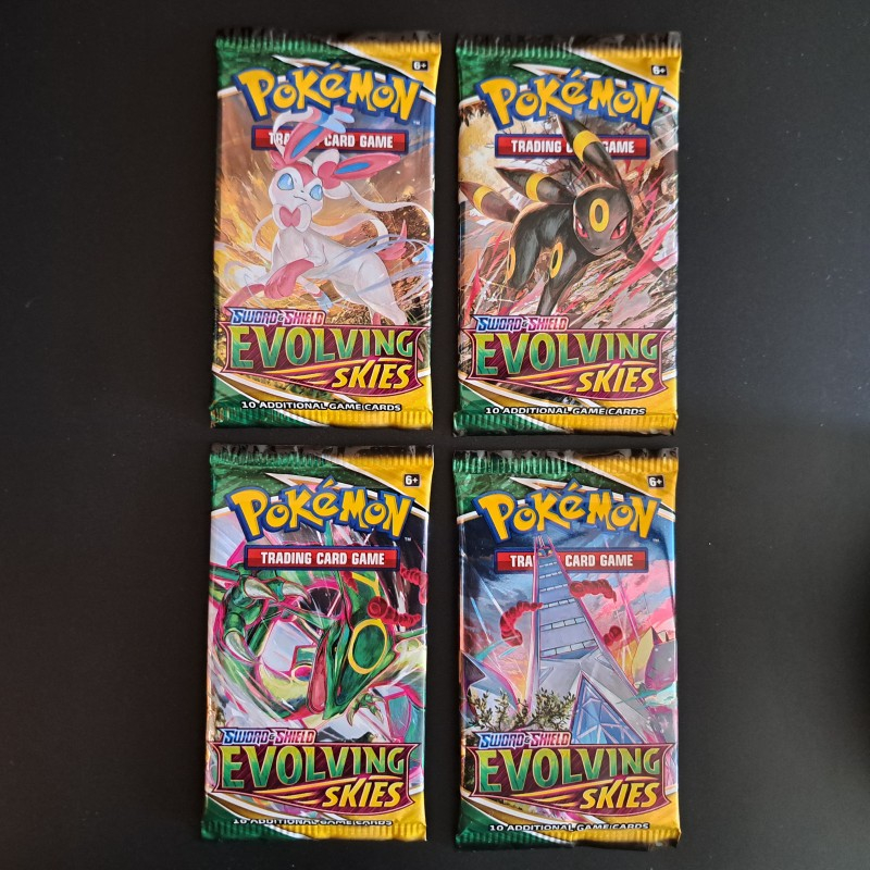 Evolving Skies Booster Pack - Artwork Set